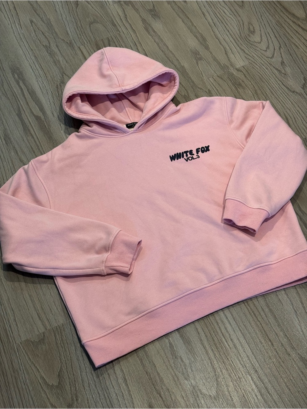 White Fox Vol. 3 Pink Oversized Hoodie Sweatshirt L/XL